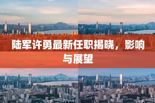 陸軍許勇最新任職揭曉，影響與展望