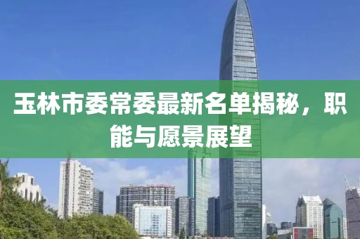 玉林市委常委最新名單揭秘，職能與愿景展望