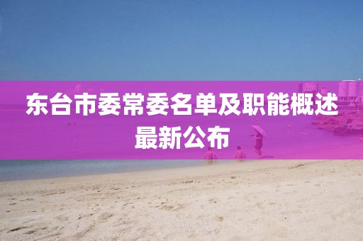 東臺市委常委名單及職能概述最新公布