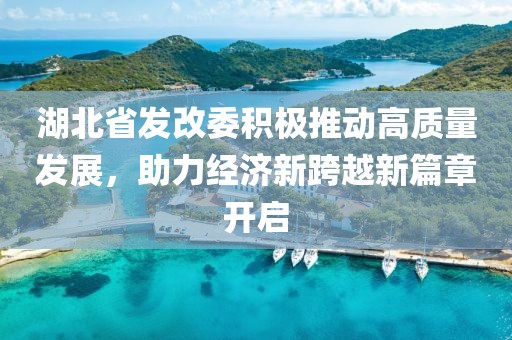 湖北省發(fā)改委積極推動高質(zhì)量發(fā)展，助力經(jīng)濟新跨越新篇章開啟