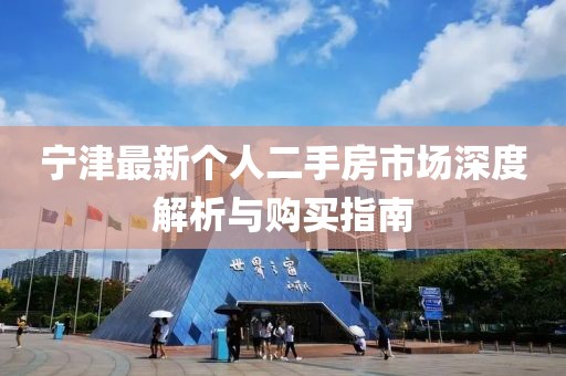 寧津最新個人二手房市場深度解析與購買指南