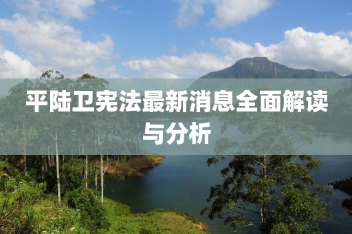 平陸衛(wèi)憲法最新消息全面解讀與分析