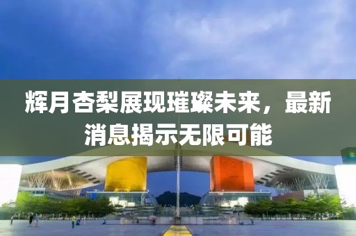 輝月杏梨展現(xiàn)璀璨未來(lái)，最新消息揭示無(wú)限可能