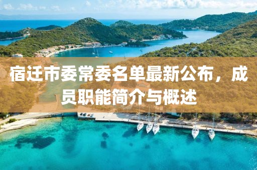 宿遷市委常委名單最新公布，成員職能簡介與概述