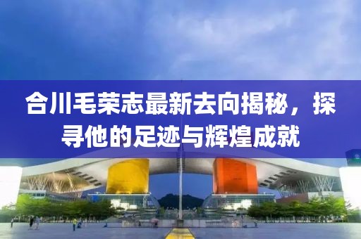 合川毛榮志最新去向揭秘，探尋他的足跡與輝煌成就