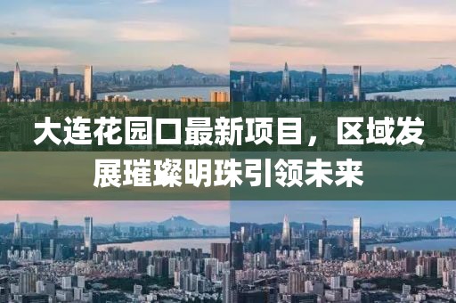 大連花園口最新項(xiàng)目，區(qū)域發(fā)展璀璨明珠引領(lǐng)未來(lái)