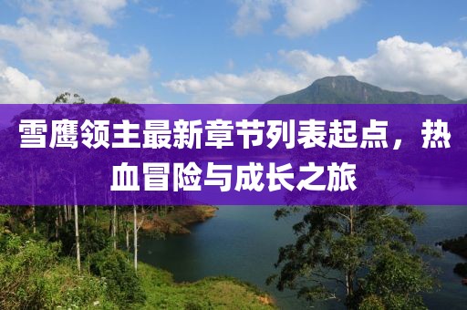 雪鷹領(lǐng)主最新章節(jié)列表起點，熱血冒險與成長之旅