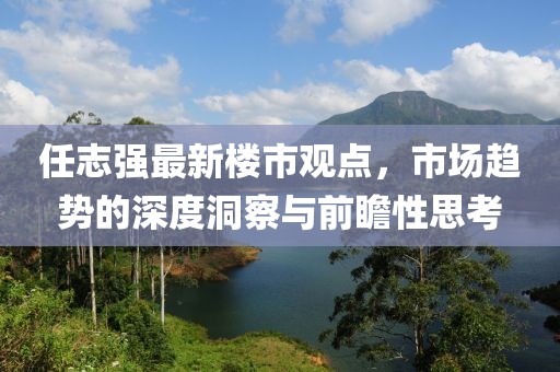 任志強(qiáng)最新樓市觀點(diǎn)，市場(chǎng)趨勢(shì)的深度洞察與前瞻性思考