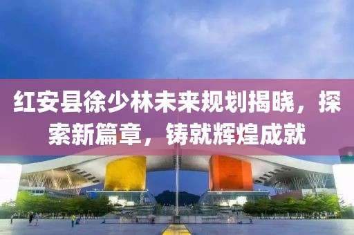 紅安縣徐少林未來(lái)規(guī)劃揭曉，探索新篇章，鑄就輝煌成就