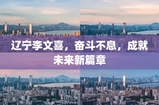 遼寧李文喜，奮斗不息，成就未來新篇章
