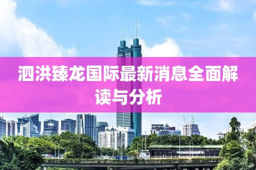 泗洪臻龍國(guó)際最新消息全面解讀與分析