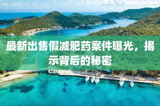 最新出售假減肥藥案件曝光，揭示背后的秘密