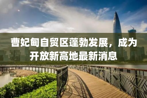 曹妃甸自貿(mào)區(qū)蓬勃發(fā)展，成為開(kāi)放新高地最新消息