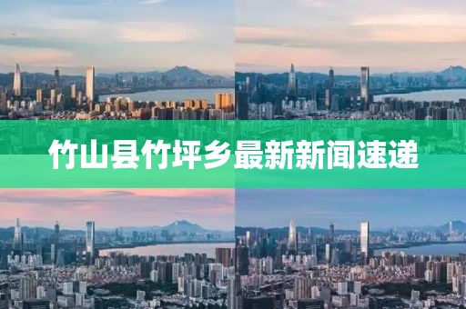 竹山縣竹坪鄉(xiāng)最新新聞速遞
