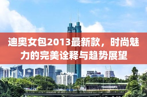 迪奧女包2013最新款，時尚魅力的完美詮釋與趨勢展望