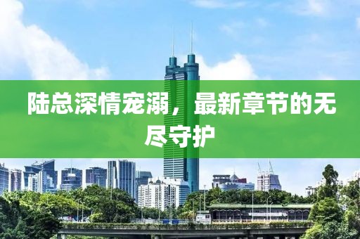 陸總深情寵溺，最新章節(jié)的無盡守護