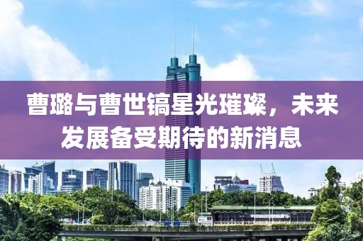 曹璐與曹世鎬星光璀璨，未來發(fā)展備受期待的新消息