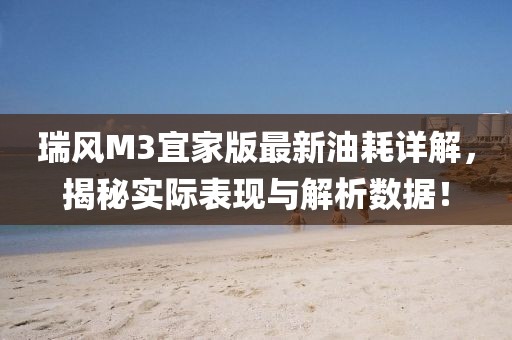 瑞風(fēng)M3宜家版最新油耗詳解，揭秘實(shí)際表現(xiàn)與解析數(shù)據(jù)！