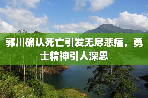 郭川確認(rèn)死亡引發(fā)無盡悲痛，勇士精神引人深思
