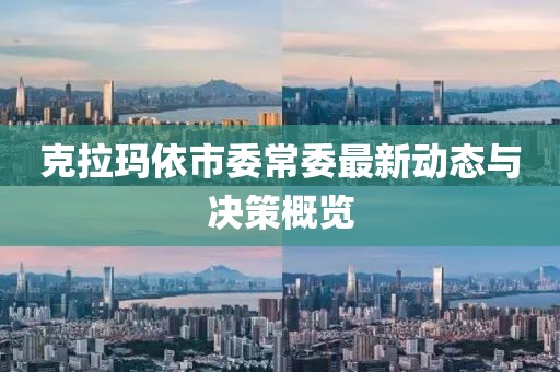 克拉瑪依市委常委最新動態(tài)與決策概覽
