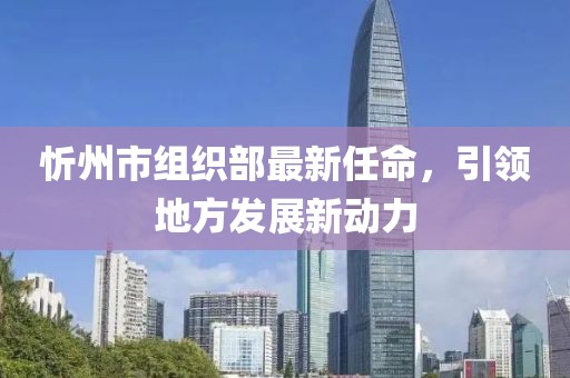 忻州市組織部最新任命，引領(lǐng)地方發(fā)展新動(dòng)力