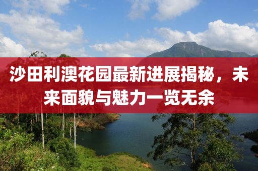 沙田利澳花園最新進(jìn)展揭秘，未來面貌與魅力一覽無余
