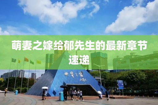 萌妻之嫁給郁先生的最新章節(jié)速遞