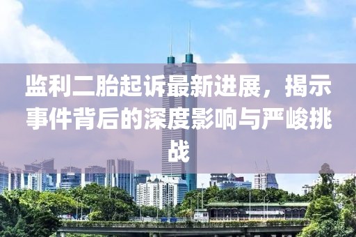 監(jiān)利二胎起訴最新進(jìn)展，揭示事件背后的深度影響與嚴(yán)峻挑戰(zhàn)