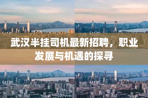 武漢半掛司機(jī)最新招聘，職業(yè)發(fā)展與機(jī)遇的探尋