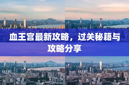 血王宮最新攻略，過關(guān)秘籍與攻略分享
