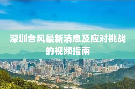 深圳臺(tái)風(fēng)最新消息及應(yīng)對(duì)挑戰(zhàn)的視頻指南