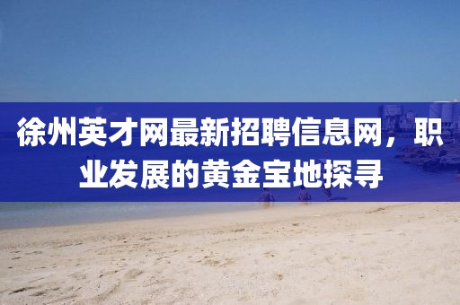 徐州英才網(wǎng)最新招聘信息網(wǎng)，職業(yè)發(fā)展的黃金寶地探尋