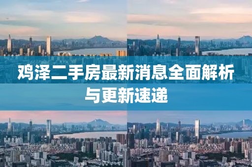 雞澤二手房最新消息全面解析與更新速遞