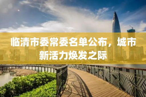 臨清市委常委名單公布，城市新活力煥發(fā)之際