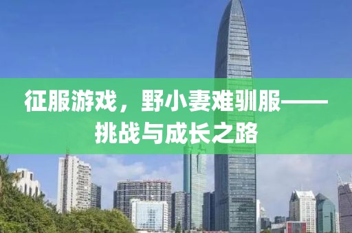 征服游戲，野小妻難馴服——挑戰(zhàn)與成長之路