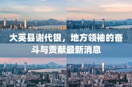 大英縣謝代銀，地方領(lǐng)袖的奮斗與貢獻最新消息