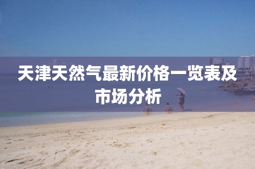天津天然氣最新價格一覽表及市場分析