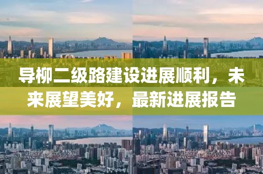 導柳二級路建設進展順利，未來展望美好，最新進展報告