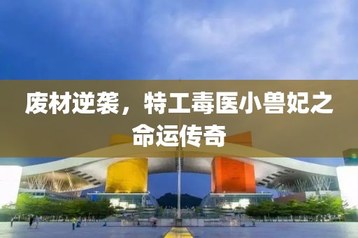 廢材逆襲，特工毒醫(yī)小獸妃之命運傳奇