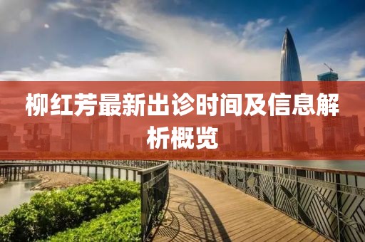 柳紅芳最新出診時間及信息解析概覽