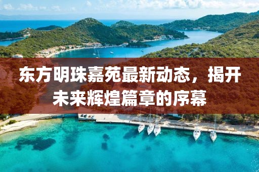 東方明珠嘉苑最新動(dòng)態(tài)，揭開(kāi)未來(lái)輝煌篇章的序幕