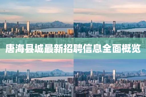 唐海縣城最新招聘信息全面概覽