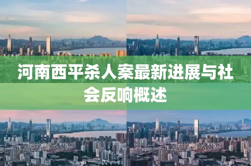 河南西平殺人案最新進(jìn)展與社會(huì)反響概述