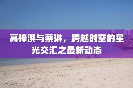 高梓淇與蔡琳，跨越時空的星光交匯之最新動態(tài)