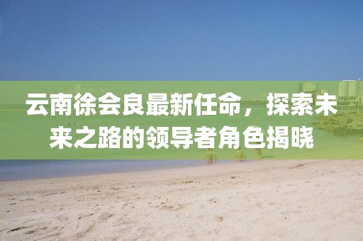 云南徐會(huì)良最新任命，探索未來之路的領(lǐng)導(dǎo)者角色揭曉