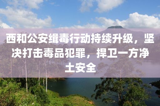 西和公安緝毒行動(dòng)持續(xù)升級(jí)，堅(jiān)決打擊毒品犯罪，捍衛(wèi)一方凈土安全