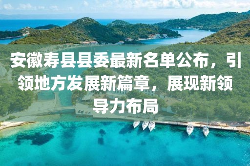 安徽壽縣縣委最新名單公布，引領(lǐng)地方發(fā)展新篇章，展現(xiàn)新領(lǐng)導(dǎo)力布局