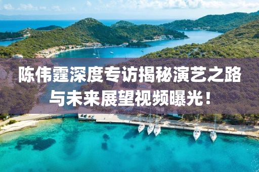 陳偉霆深度專訪揭秘演藝之路與未來展望視頻曝光！