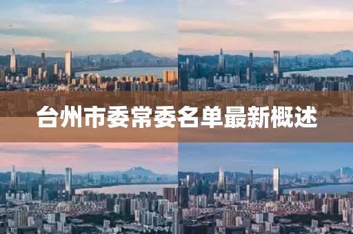 臺州市委常委名單最新概述