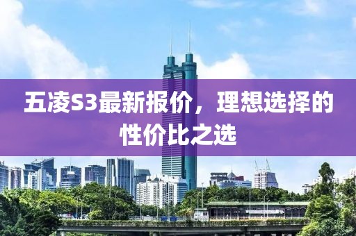 五凌S3最新報價，理想選擇的性價比之選